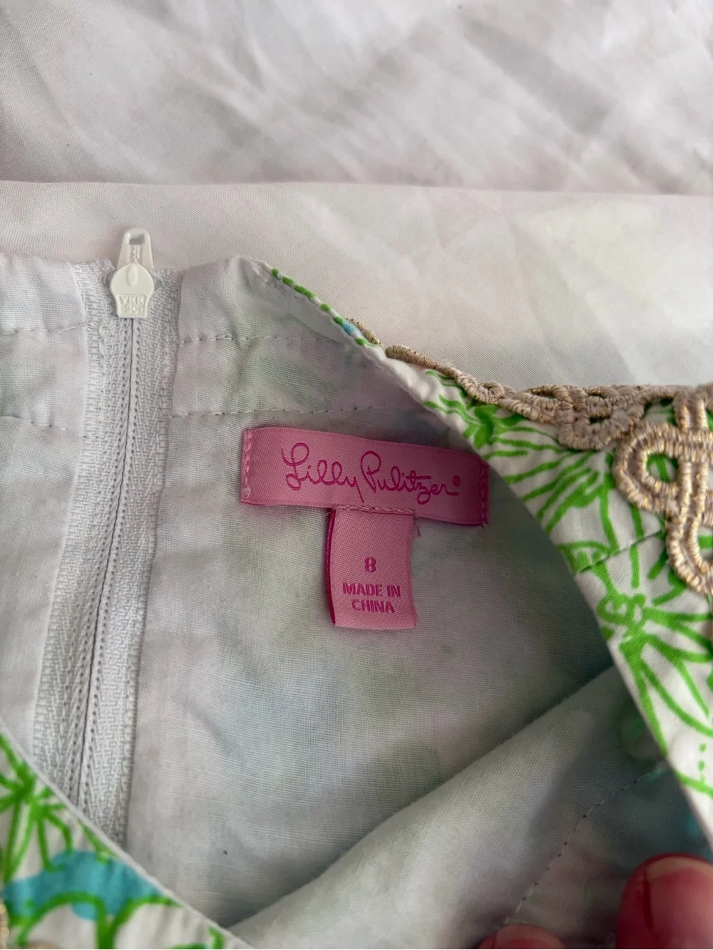Lilly Pulitzer It's a Zoo Dress Girls Size 8